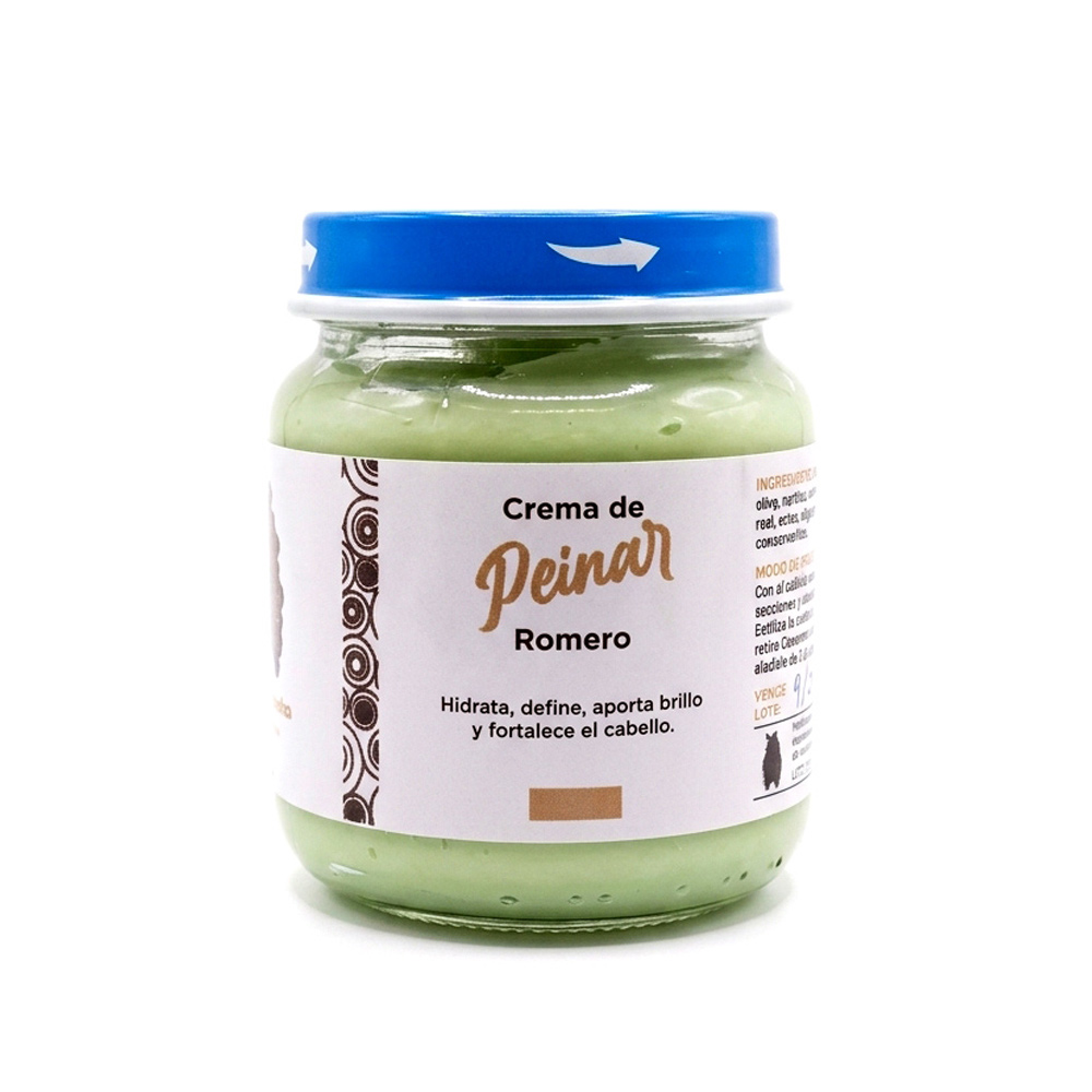 Crema de peinar de romero
